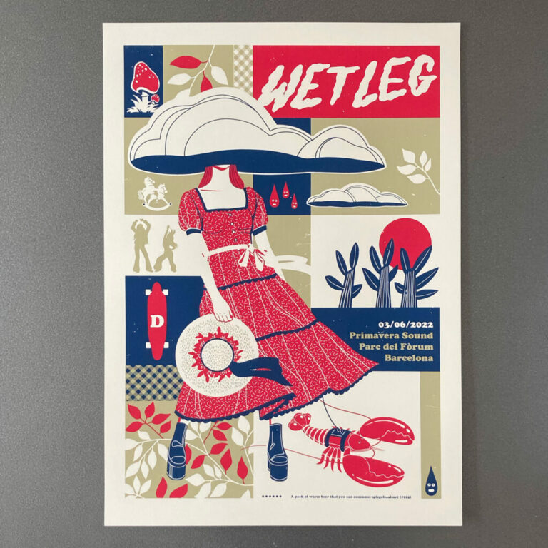 Gig poster: Wet Leg – Primavera Sound