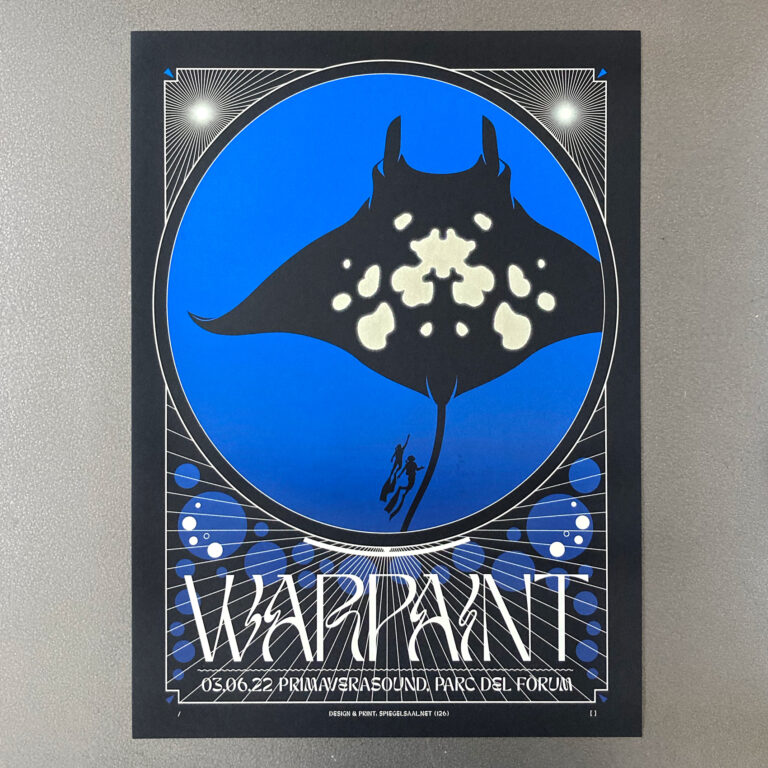 Gig poster: Warpaint – Primavera Sound